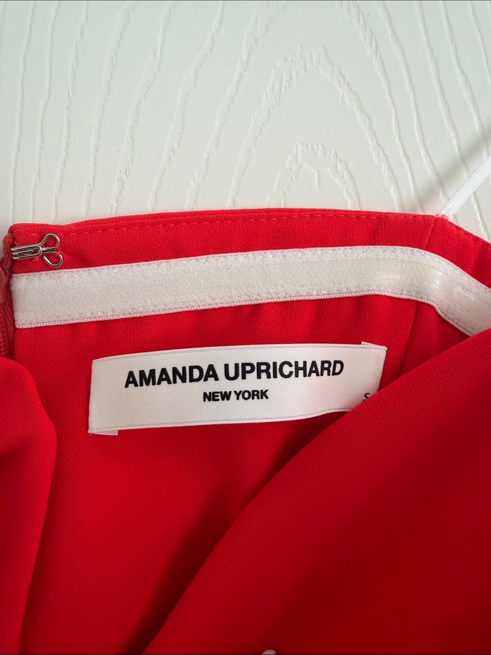 Amanda Uprichard Strapless Red Gown with Thigh Slit - Picture 10 of 10